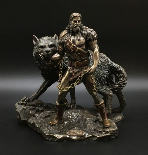 Dios Forseti Dioses Nórdicos Talla De Madera Vikinga Danza - España